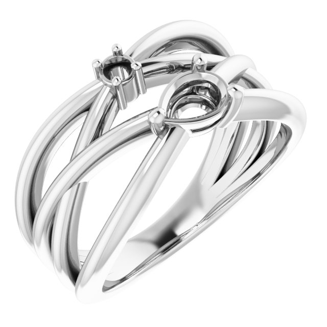 14k White Gold