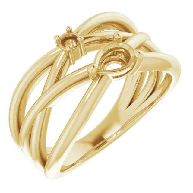 14k Yellow Gold