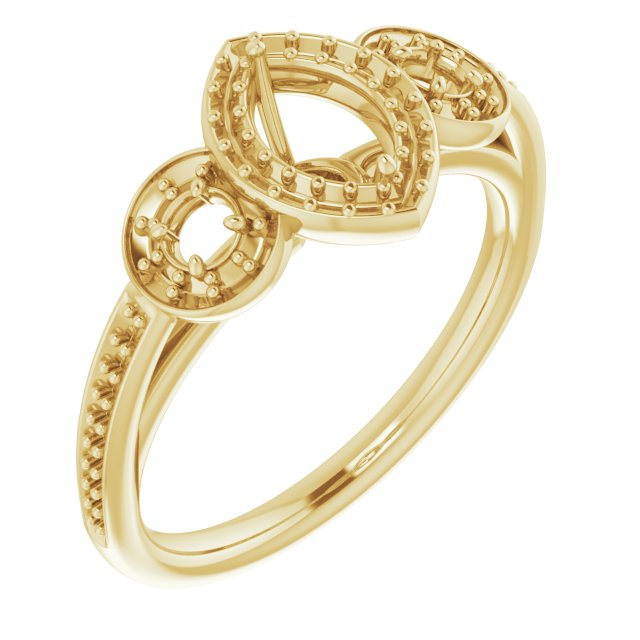 14k Yellow Gold