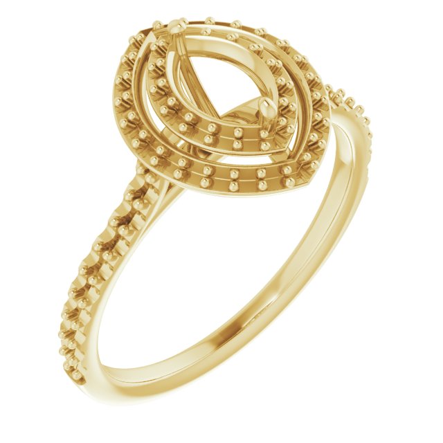 14k Yellow Gold