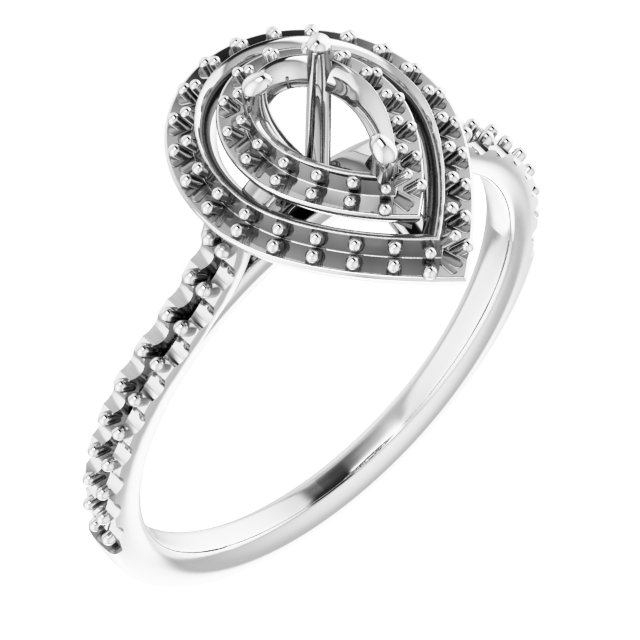 14k White Gold
