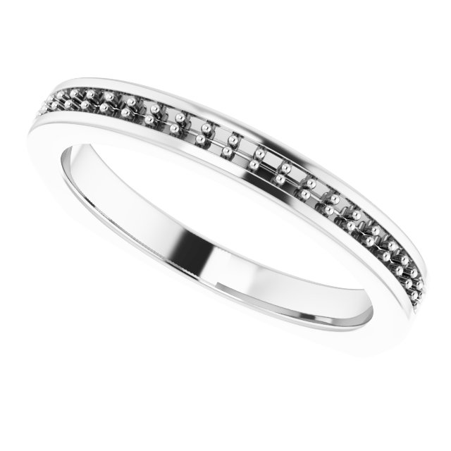 Band Mounting for 8x5 mm Pear Ring view 5