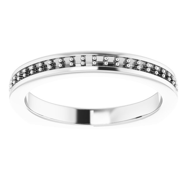 Band Mounting for 8x5 mm Pear Ring view 3
