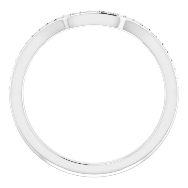 Band Mounting for 7x3.5 mm Marquise Ring view 2