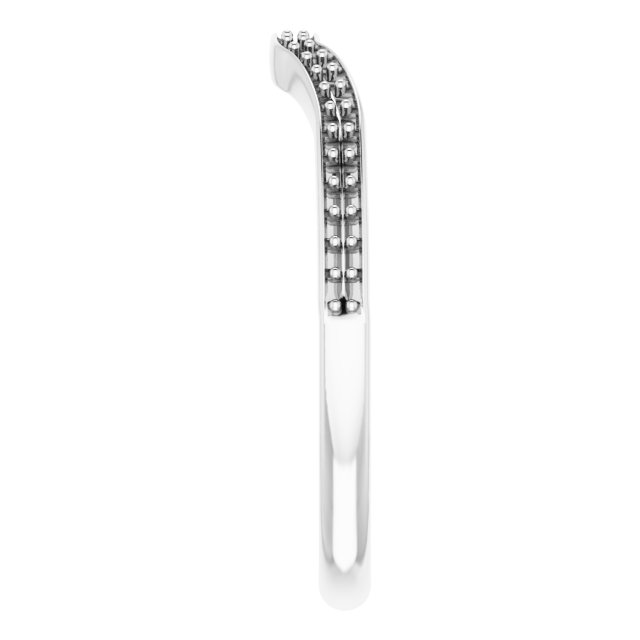Band Mounting for 7x3.5 mm Marquise Ring view 4