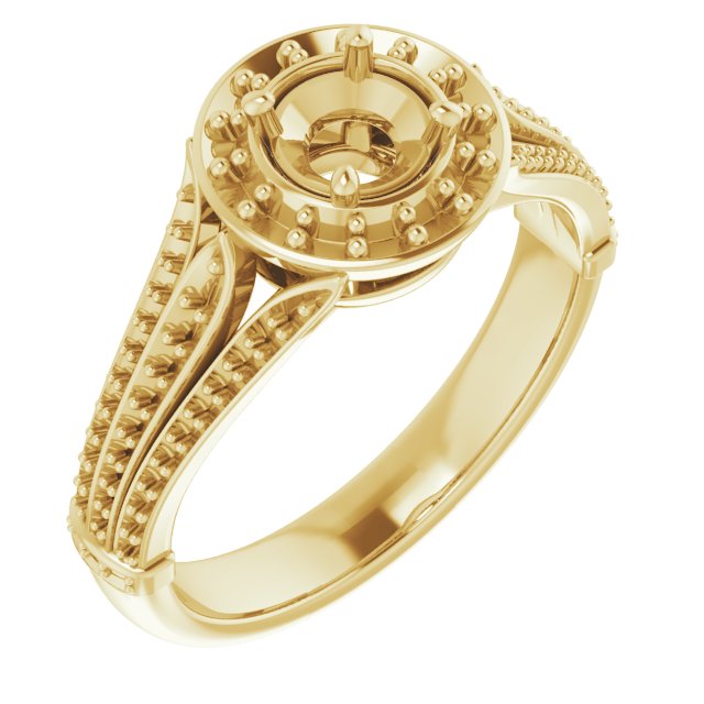Halo-Style Engagement Ring