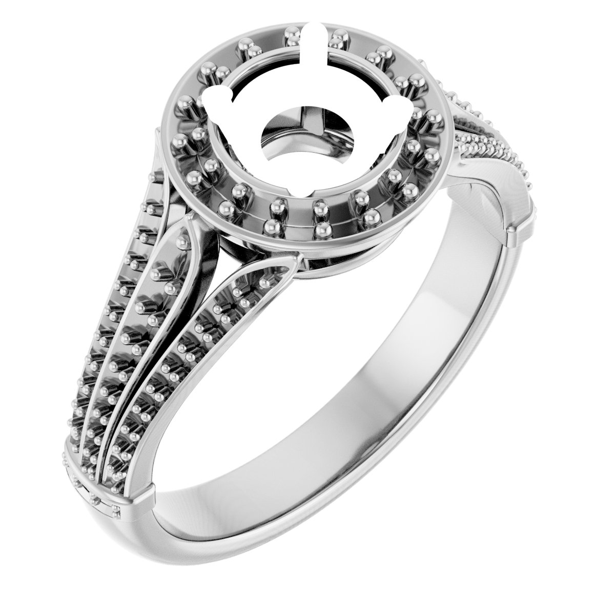Halo-Style Engagement Ring