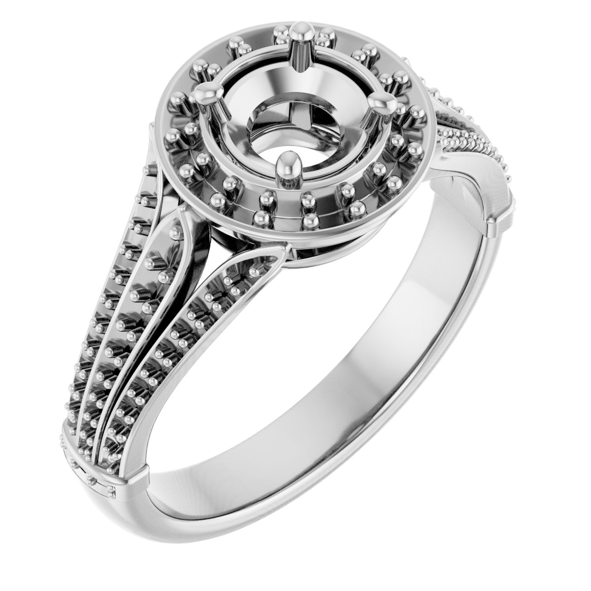 Halo-Style Engagement Ring