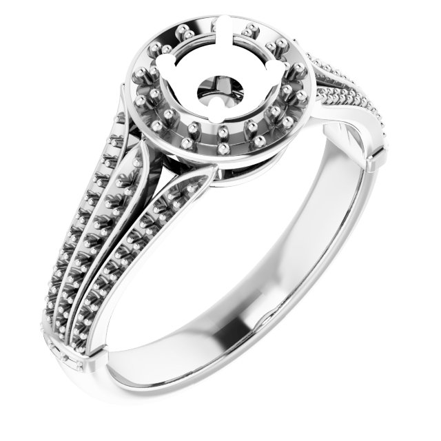 Halo-Style Engagement Ring