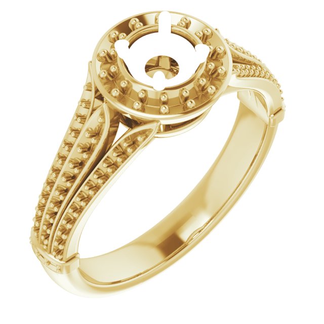 Halo-Style Engagement Ring