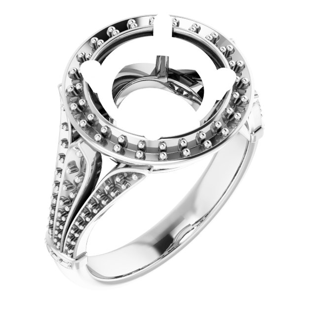 Halo-Style Engagement Ring