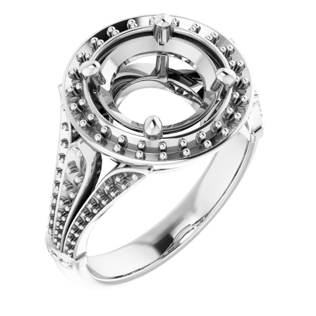Halo-Style Engagement Ring