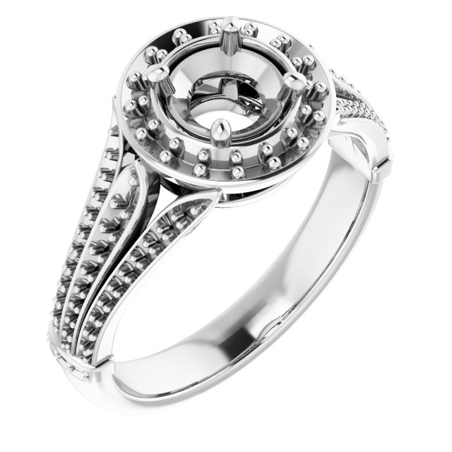 Halo-Style Engagement Ring