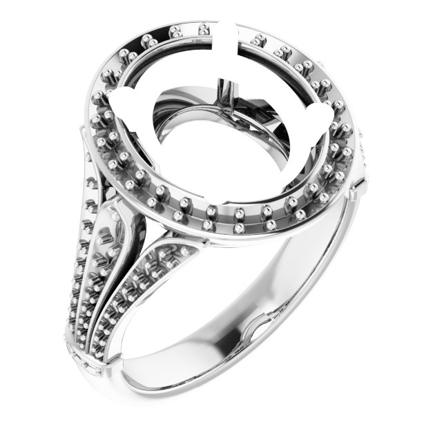 Halo-Style Engagement Ring