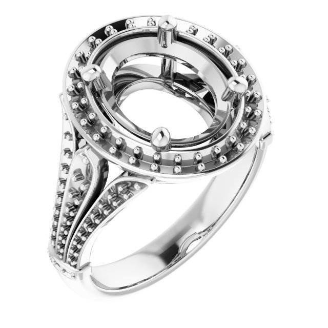Halo-Style Engagement Ring