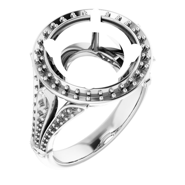 Halo-Style Engagement Ring
