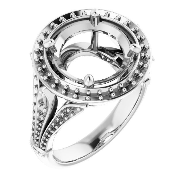 Halo-Style Engagement Ring