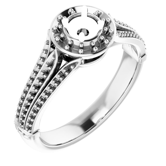 Halo-Style Engagement Ring