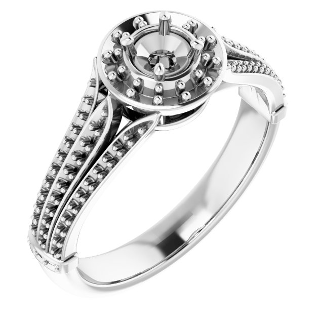 Halo-Style Engagement Ring