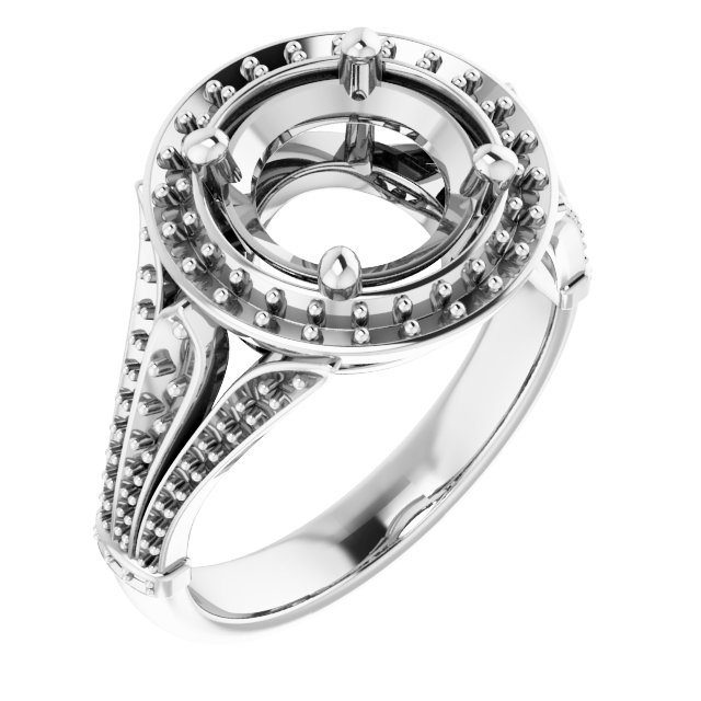 Halo-Style Engagement Ring
