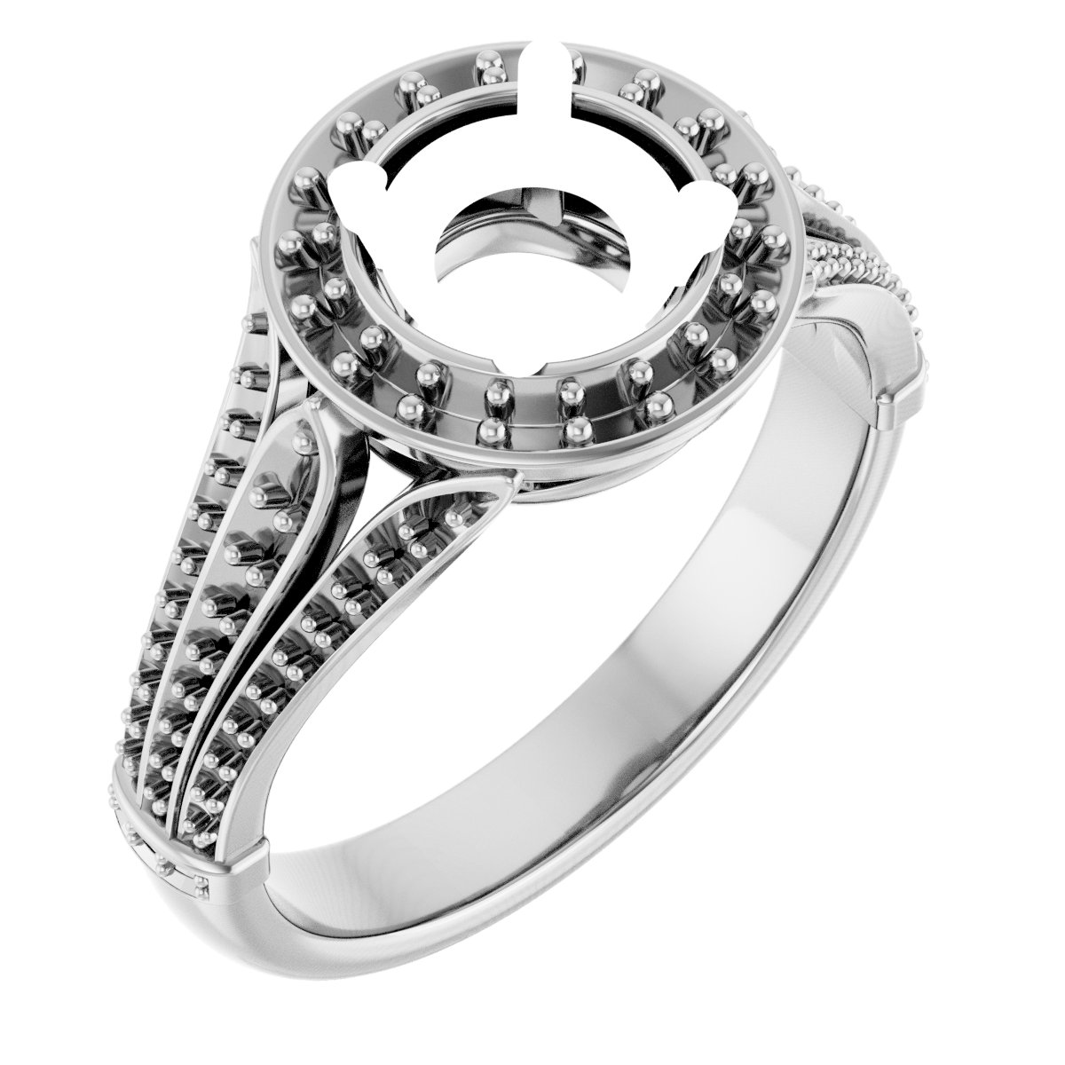 Halo-Style Engagement Ring