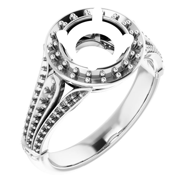 Halo-Style Engagement Ring