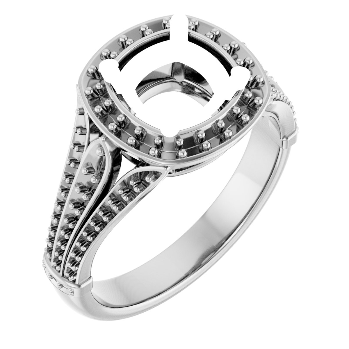 Halo-Style Engagement Ring