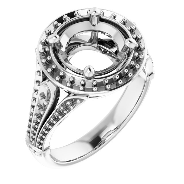 Halo-Style Engagement Ring