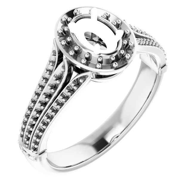 Halo-Style Engagement Ring
