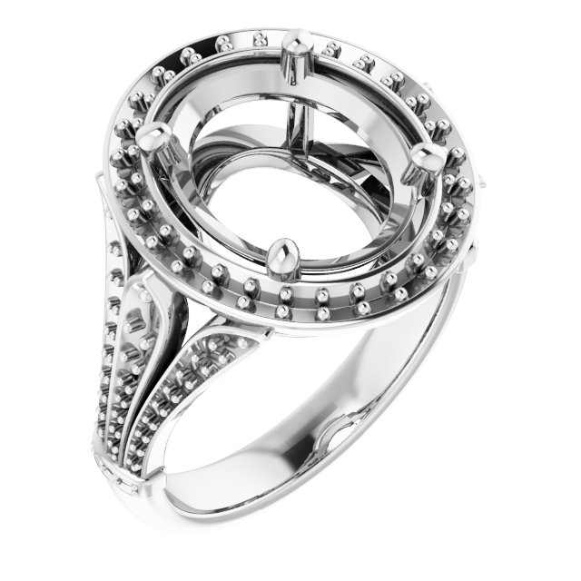 Halo-Style Engagement Ring