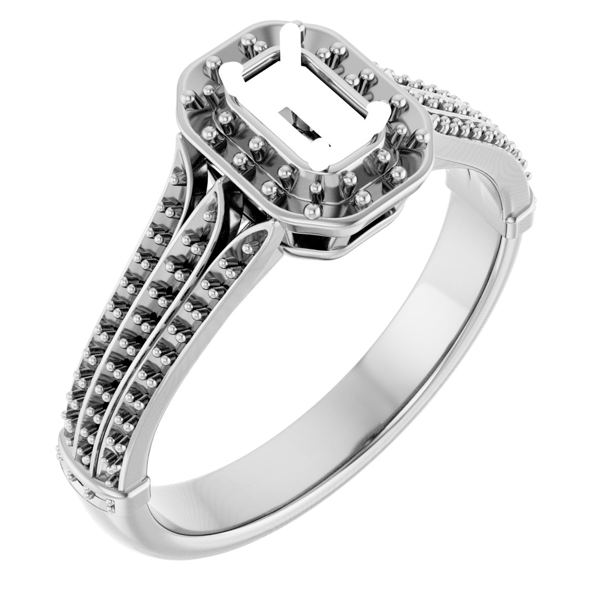 Halo-Style Engagement Ring