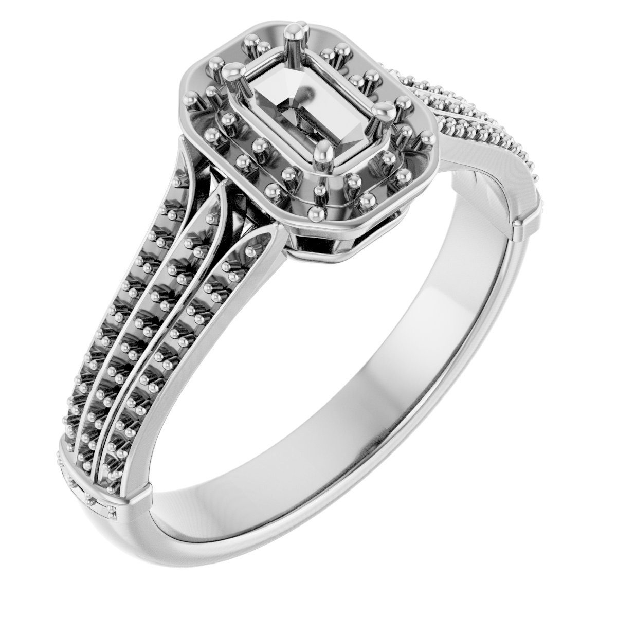 Halo-Style Engagement Ring