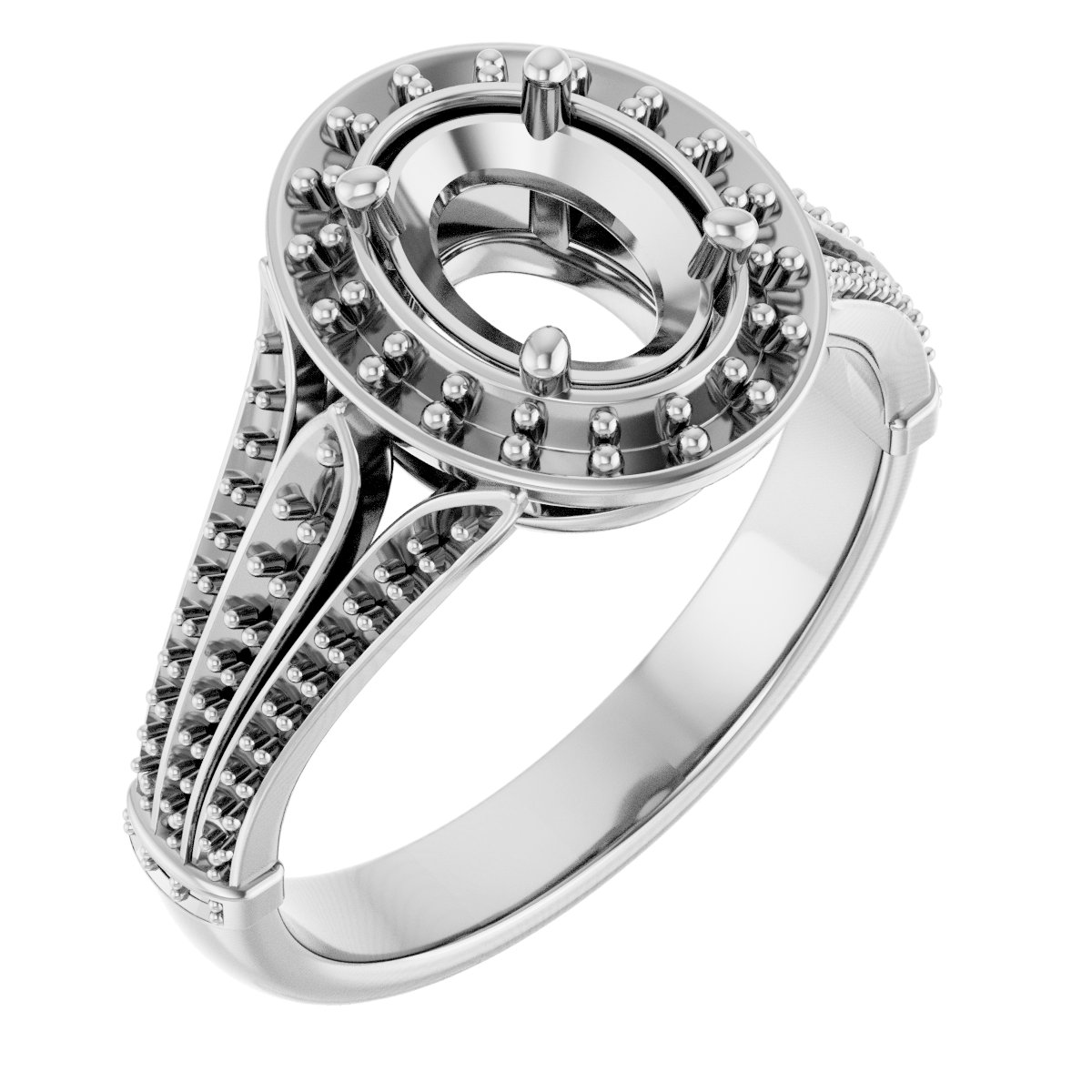 Halo-Style Engagement Ring