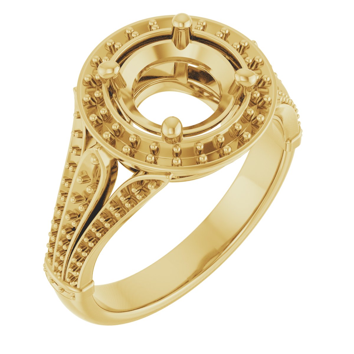Halo-Style Engagement Ring