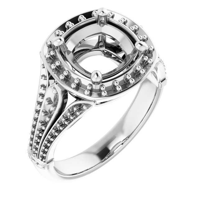Halo-Style Engagement Ring