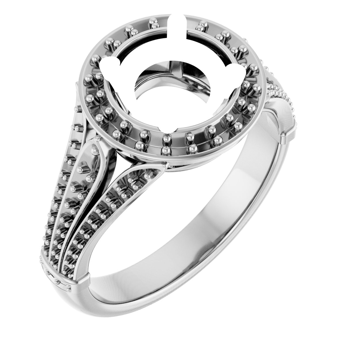 Halo-Style Engagement Ring