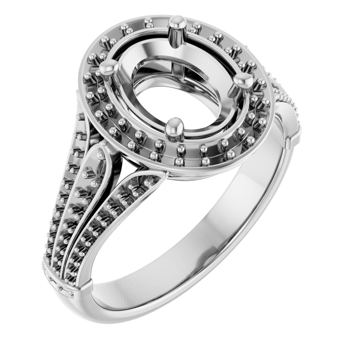 Halo-Style Engagement Ring
