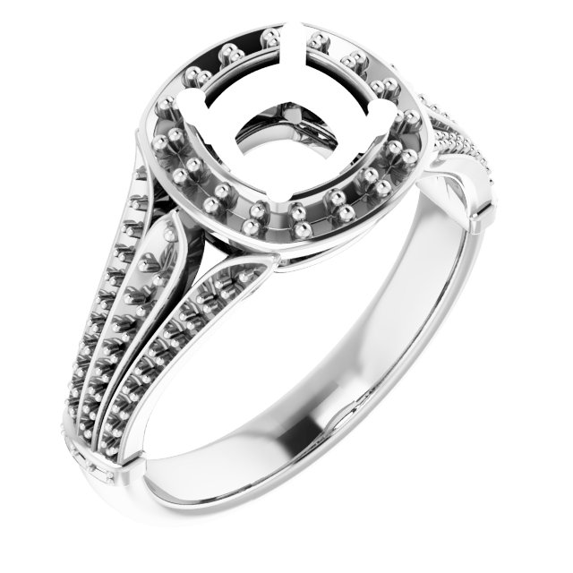 Halo-Style Engagement Ring