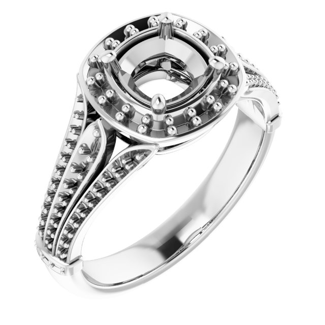 Halo-Style Engagement Ring