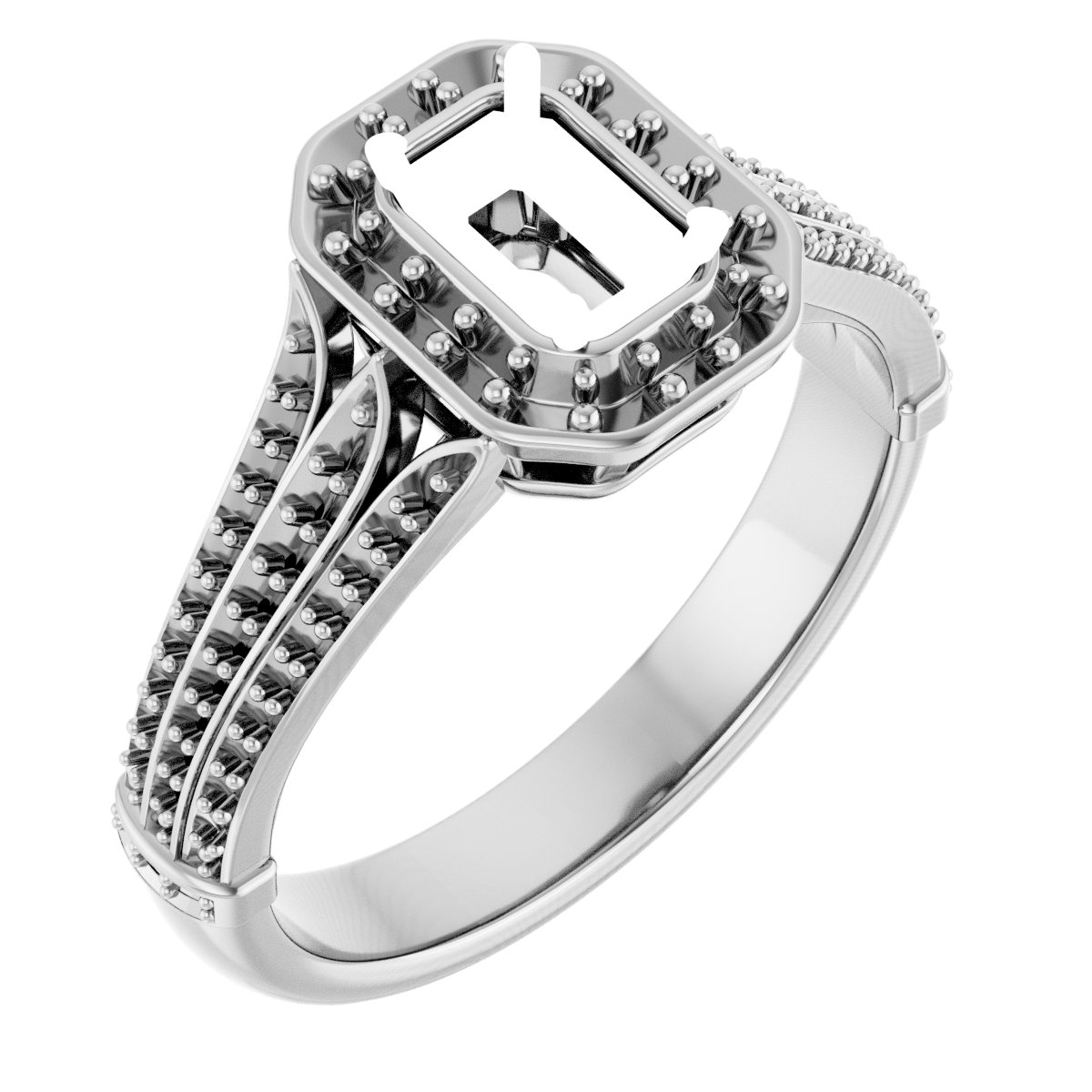 Halo-Style Engagement Ring