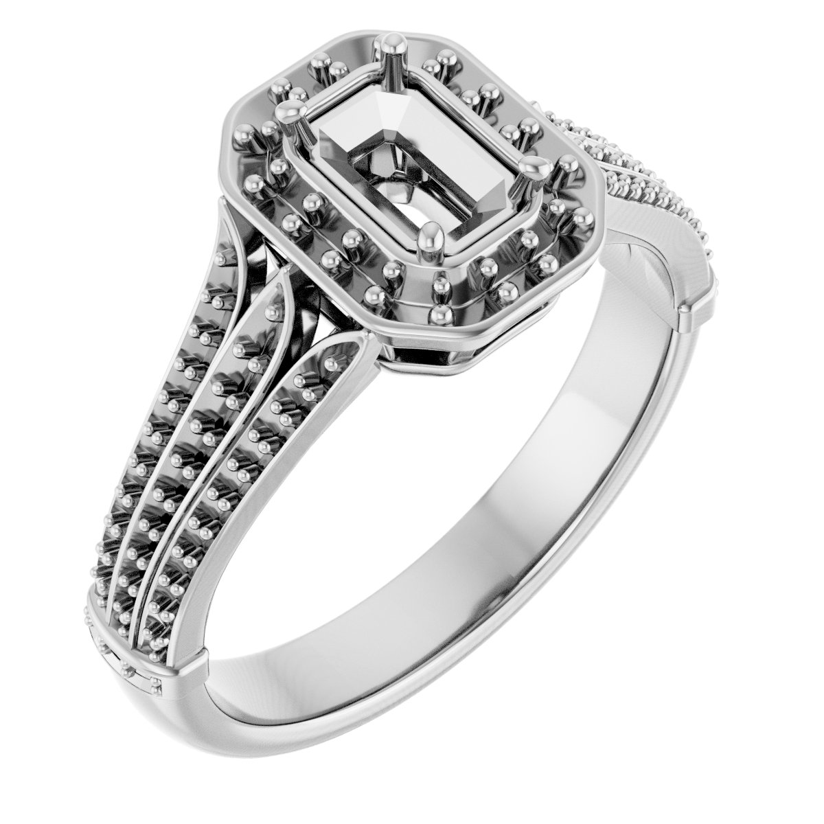 Halo-Style Engagement Ring