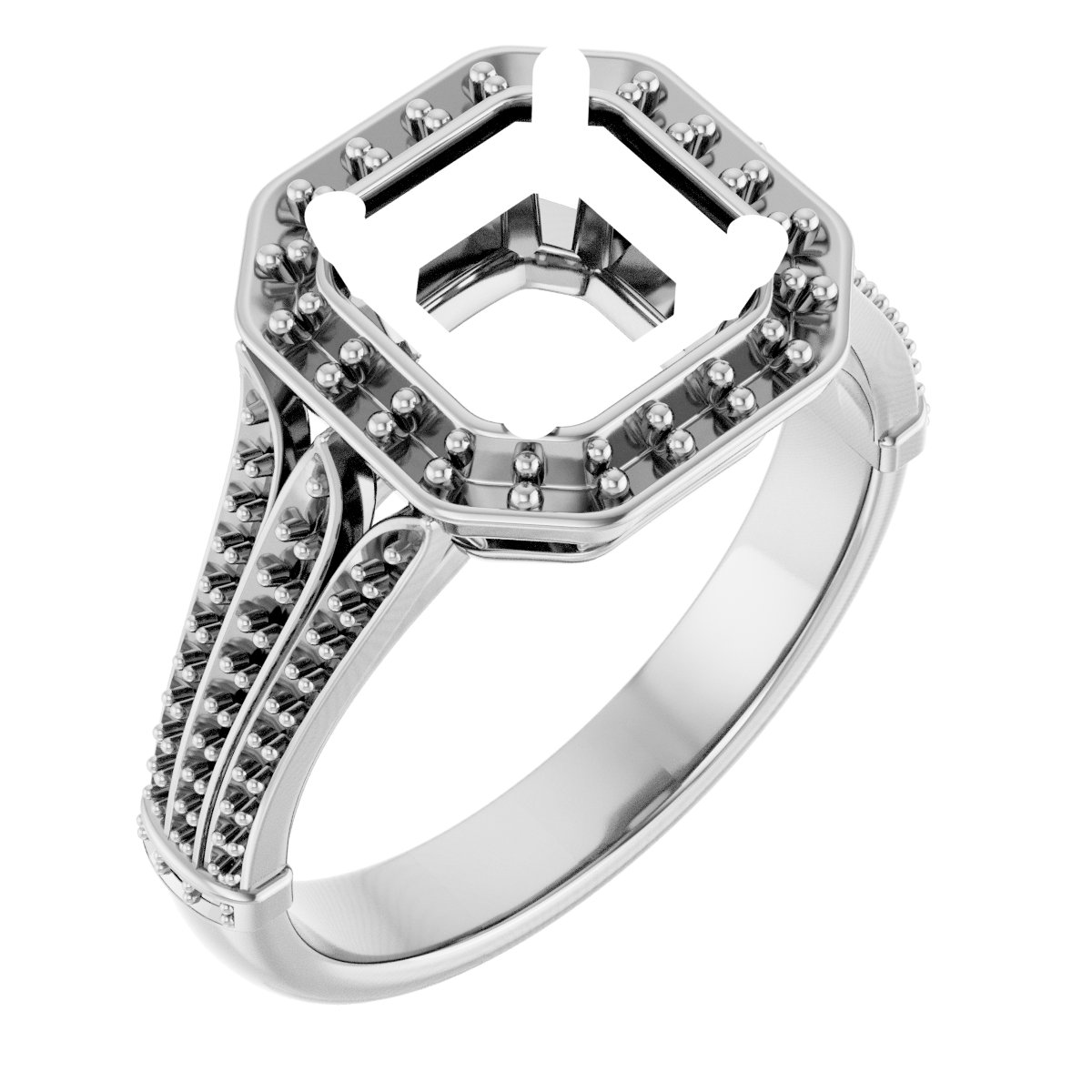 Halo-Style Engagement Ring