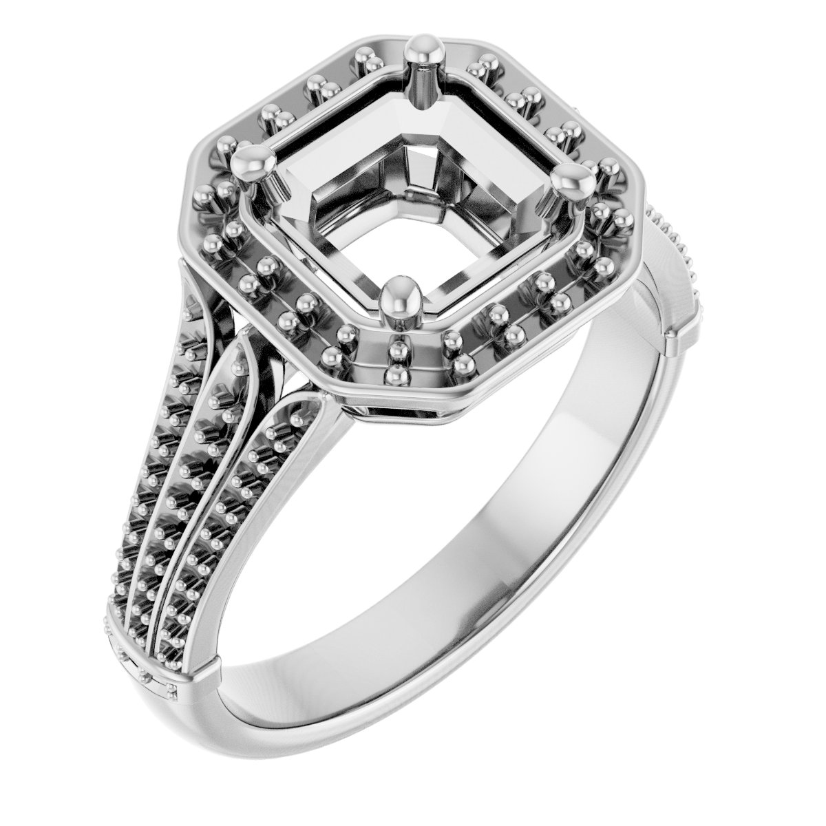 Halo-Style Engagement Ring