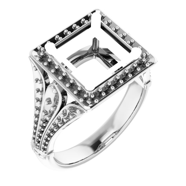 Halo-Style Engagement Ring