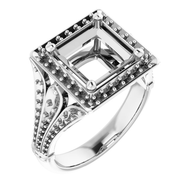 Halo-Style Engagement Ring