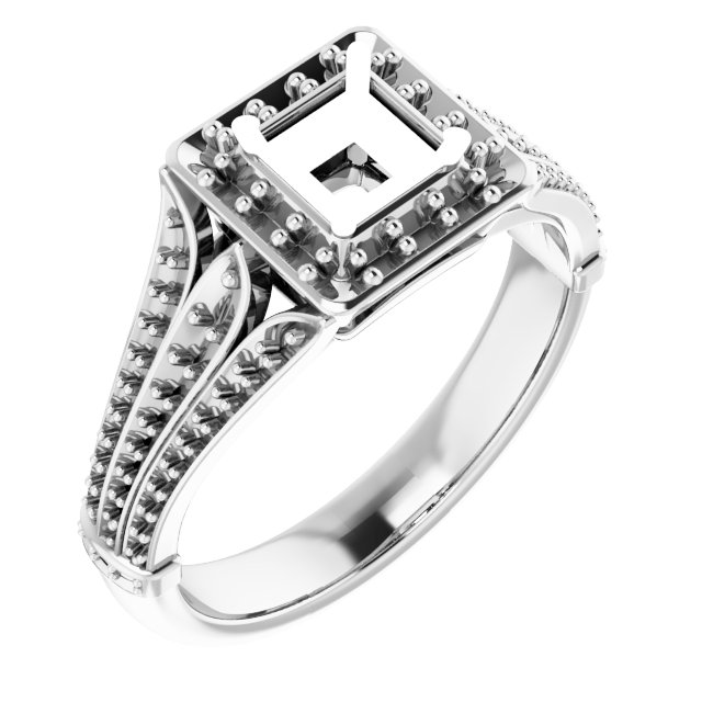 Halo-Style Engagement Ring