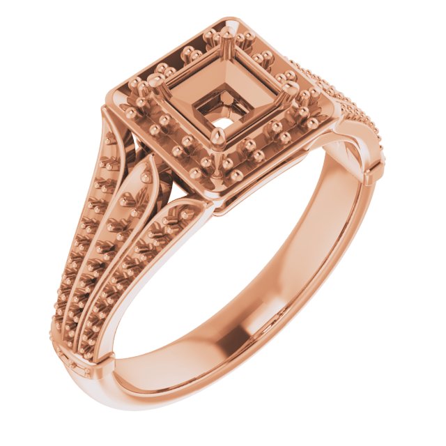 Halo-Style Engagement Ring