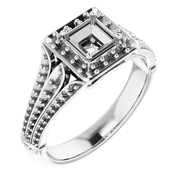 Halo-Style Engagement Ring