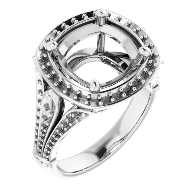 Halo-Style Engagement Ring