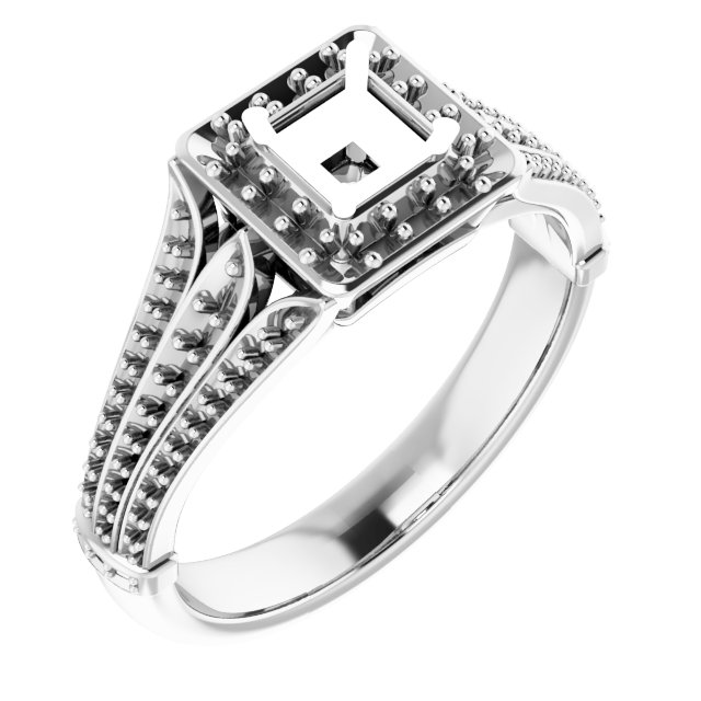 Halo-Style Engagement Ring